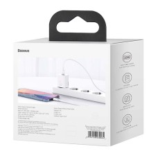 Baseus Super Si Quick Charger 1C 20W with USB-C cable for Lightning 1m (white) Baseus Super Si Quick Charger 1C 20W with USB-C cable for Lightning 1m (white)