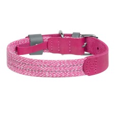 Classic Dog collar Waudog size L pink