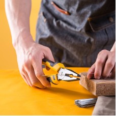 Combination pliers 8" Deli Tools EDL2008 (yellow) Combination pliers 8" Deli Tools EDL2008 (yellow)