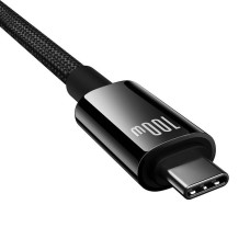 Baseus Cable USB Tungsten Gold USB-C to USB-C 100W 1,5m (black) Baseus Cable USB Tungsten Gold USB-C to USB-C 100W 1,5m (black)
