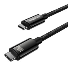 Baseus Cable USB Tungsten Gold USB-C to USB-C 100W 1,5m (black) Baseus Cable USB Tungsten Gold USB-C to USB-C 100W 1,5m (black)
