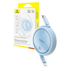 USB Cable Baseus Free2Pull USB-C to iP 20W 1m (blue) USB Cable Baseus Free2Pull USB-C to iP 20W 1m (blue)