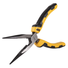 Long Nose Pliers 8" Deli Tools EDL2108 (yellow) Long Nose Pliers 8" Deli Tools EDL2108 (yellow)