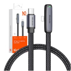 Mcdodo CA-3350 USB to USB-C angle cable, 1.2m (black) Mcdodo CA-3350 USB to USB-C angle cable, 1.2m (black)