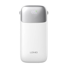 Powerbank LDNIO PQ20 22.5W 20000mAh USB-C, lightning (biały) Powerbank LDNIO PQ20 22.5W 20000mAh USB-C, lightning (biały)