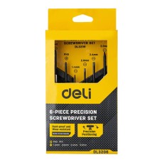 Precision Screwdriver set 6 pcs Deli Tools EDL3206 Precision Screwdriver set 6 pcs Deli Tools EDL3206