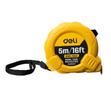 Steel Measuring Tape 5m/19mm Deli Tools EDL9005Y (yellow) Steel Measuring Tape 5m/19mm Deli Tools EDL9005Y (yellow)