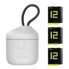 3-slot waterproof charger Telesin Allin box + 3 batteries for GoPro Hero 12 / 11 / 10 / 9 3-slot waterproof charger Telesin Allin box + 3 batteries for GoPro Hero 12 / 11 / 10 / 9