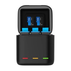Storage charger box TELESIN + 3 batteries for GoPro Hero 9 / 10 / 11 / 12
