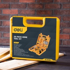 Household Tool Set 28 pcs Deli Tools EDL1028J Household Tool Set 28 pcs Deli Tools EDL1028J