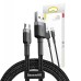 Baseus Cafule Micro USB cable 2.4A 1m (Gray + Black)