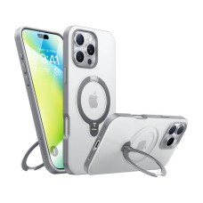 Torras Ostand Spin Case for iPhone 16 Pro (Gray) Torras Ostand Spin Case for iPhone 16 Pro (Gray)