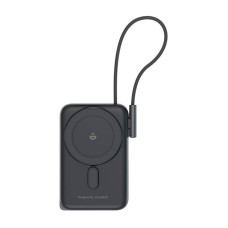 Choetech B735 magnetic powerbank 10000mAh 20W PD + USB-C cable (black) Choetech B735 magnetic powerbank 10000mAh 20W PD + USB-C cable (black)