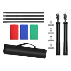 Puluz 2x3m photo backdrop set/stand + photo backdrops 3 pcs PKT5205 Puluz 2x3m photo backdrop set/stand + photo backdrops 3 pcs PKT5205