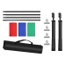 Puluz 2x3m photo backdrop set/stand + photo backdrops 3 pcs PKT5205