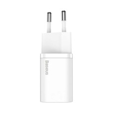 Baseus Super Si Quick Charger 1C 25W with USB-C cable for USB-C 1m (white) Baseus Super Si Quick Charger 1C 25W with USB-C cable for USB-C 1m (white)
