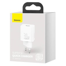 Quick Charger Baseus Super Si 1C 30W (white) Quick Charger Baseus Super Si 1C 30W (white)