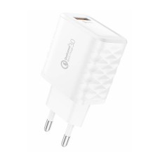 Foneng EU54 18W USB-A, 3A mains charger (White) + USB-A to Lightning cable