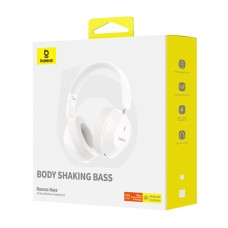 Baseus Bass 30 Max Wireless Headphones (white) Baseus Bass 30 Max Wireless Headphones (white)