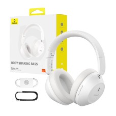 Baseus Bass 30 Max Wireless Headphones (white) Baseus Bass 30 Max Wireless Headphones (white)