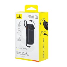 Powerbank Baseus QPow 2 20000mAh 30W 2xUSB-C (black) Powerbank Baseus QPow 2 20000mAh 30W 2xUSB-C (black)