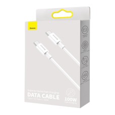 Baseus Superior Series Cable USB-C to USB-C, 100W, 1m (white)
