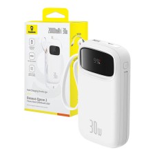Powerbank Baseus QPow 2 20000mAh 30W 2xUSB-C (white) Powerbank Baseus QPow 2 20000mAh 30W 2xUSB-C (white)