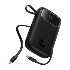 Powerbank Baseus QPow 2 10000mAh 30W 2xUSB-C (black)