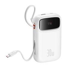 Baseus QPow 2 10000mAh 30W powerbank (white) Baseus QPow 2 10000mAh 30W powerbank (white)