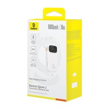 Baseus QPow 2 10000mAh 30W powerbank (white) Baseus QPow 2 10000mAh 30W powerbank (white)