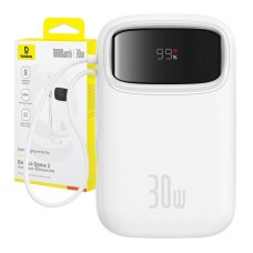 Baseus QPow 2 10000mAh 30W powerbank (white) Baseus QPow 2 10000mAh 30W powerbank (white)