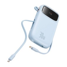 Powerbank Baseus QPow 2 10000mAh 30W 2xUSB-C (blue) Powerbank Baseus QPow 2 10000mAh 30W 2xUSB-C (blue)