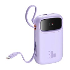 Baseus QPow 2 10000mAh 30W 2xUSB-C powerbank (purple) Baseus QPow 2 10000mAh 30W 2xUSB-C powerbank (purple)