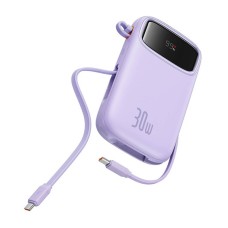 Baseus QPow 2 10000mAh 30W 2xUSB-C powerbank (purple) Baseus QPow 2 10000mAh 30W 2xUSB-C powerbank (purple)