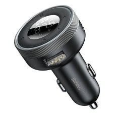 Baseus Enjoy Car Wireless MP3 Charger, Bluetooth 5.0, microSD, AUX (black)