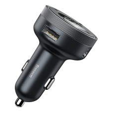 Baseus Enjoy Car Wireless MP3 Charger, Bluetooth 5.0, microSD, AUX (black)