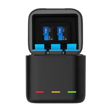 Box Telesin triple-channel charger +2 batteries for GoPro Hero 12 / 11 / 10 / 9 Box Telesin triple-channel charger +2 batteries for GoPro Hero 12 / 11 / 10 / 9