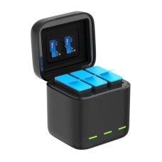 Box Telesin triple-channel charger +2 batteries for GoPro Hero 12 / 11 / 10 / 9 Box Telesin triple-channel charger +2 batteries for GoPro Hero 12 / 11 / 10 / 9