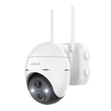 Wireless 3MP WiFi Outdoor Camera ieGeek ZS-GX1S white 5200mAh Wireless 3MP WiFi Outdoor Camera ieGeek ZS-GX1S white 5200mAh