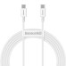 Baseus Superior Series Cable USB-C to USB-C, 100W, 2m (white)