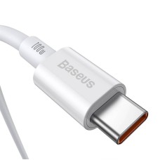 Baseus Superior Series Cable USB-C to USB-C, 100W, 2m (white) Baseus Superior Series Cable USB-C to USB-C, 100W, 2m (white)