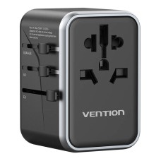 Vention FJFB0 GaN 2xUSB-C 2xUSB-A Universal Travel Adapter 65W (black) Vention FJFB0 GaN 2xUSB-C 2xUSB-A Universal Travel Adapter 65W (black)