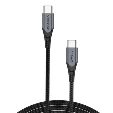 USB-C to USB-C 100W Vention TAHHF 5A 1m USB 3.1 Gen2 4k cable (gray)