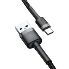 Baseus Cafule cable USB-C 3A 0.5m (Gray+Black) Baseus Cafule cable USB-C 3A 0.5m (Gray+Black)