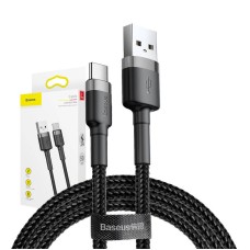 Baseus Cafule cable USB-C 3A 0.5m (Gray+Black) Baseus Cafule cable USB-C 3A 0.5m (Gray+Black)