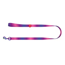 WAUDOG gradient nylon dog leash, 15mm wide, 122cm long, purple WAUDOG gradient nylon dog leash, 15mm wide, 122cm long, purple