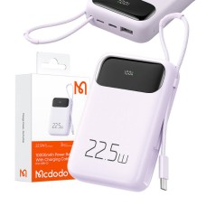 Mcdodo Power Bank MC-3245 10000mAh, 22.5W, up to C (purple) Mcdodo Power Bank MC-3245 10000mAh, 22.5W, up to C (purple)