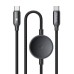 Mcdodo CA-4170 2-in-1 USB-C cable + Samsung Watch wireless charger, 60W, 1.5m