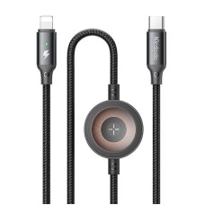 Mcdodo CA-5680 2-in-1 USB-C to Lightning cable + Apple Watch charger, 36W, 1.5m