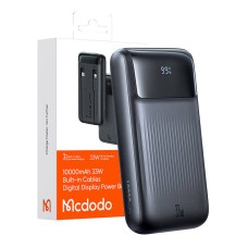 Power Bank Mcdodo MC-0231 Digital Dis 10000mAh, 33W (czarny) Power Bank Mcdodo MC-0231 Digital Dis 10000mAh, 33W (czarny)